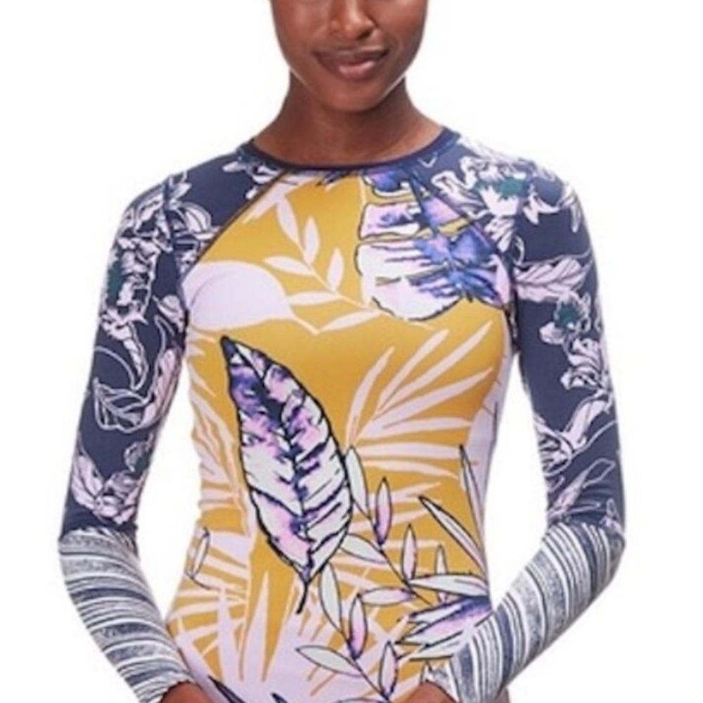 Maaji Tropical SPF 50+ Long Sleeve Watersports Top